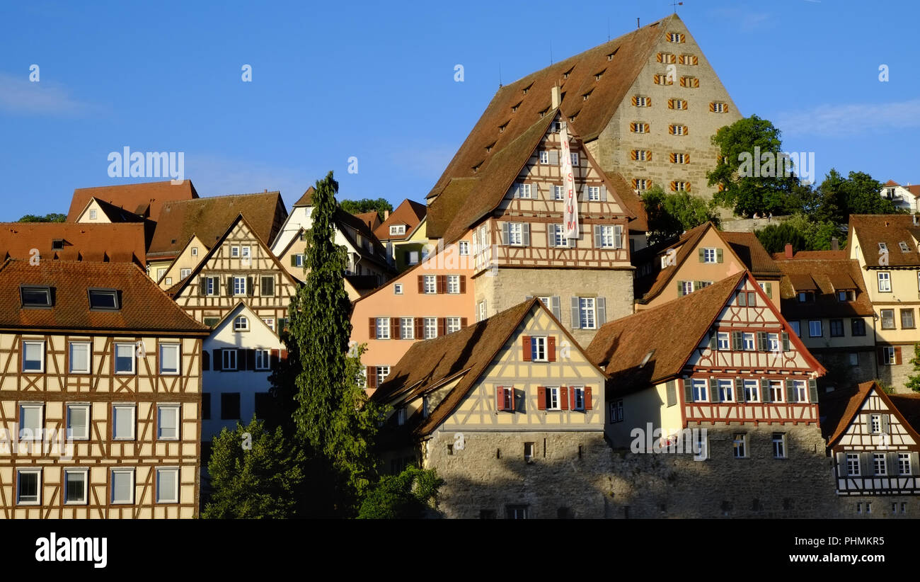 Schwaebisch Hall, paysage urbain Banque D'Images