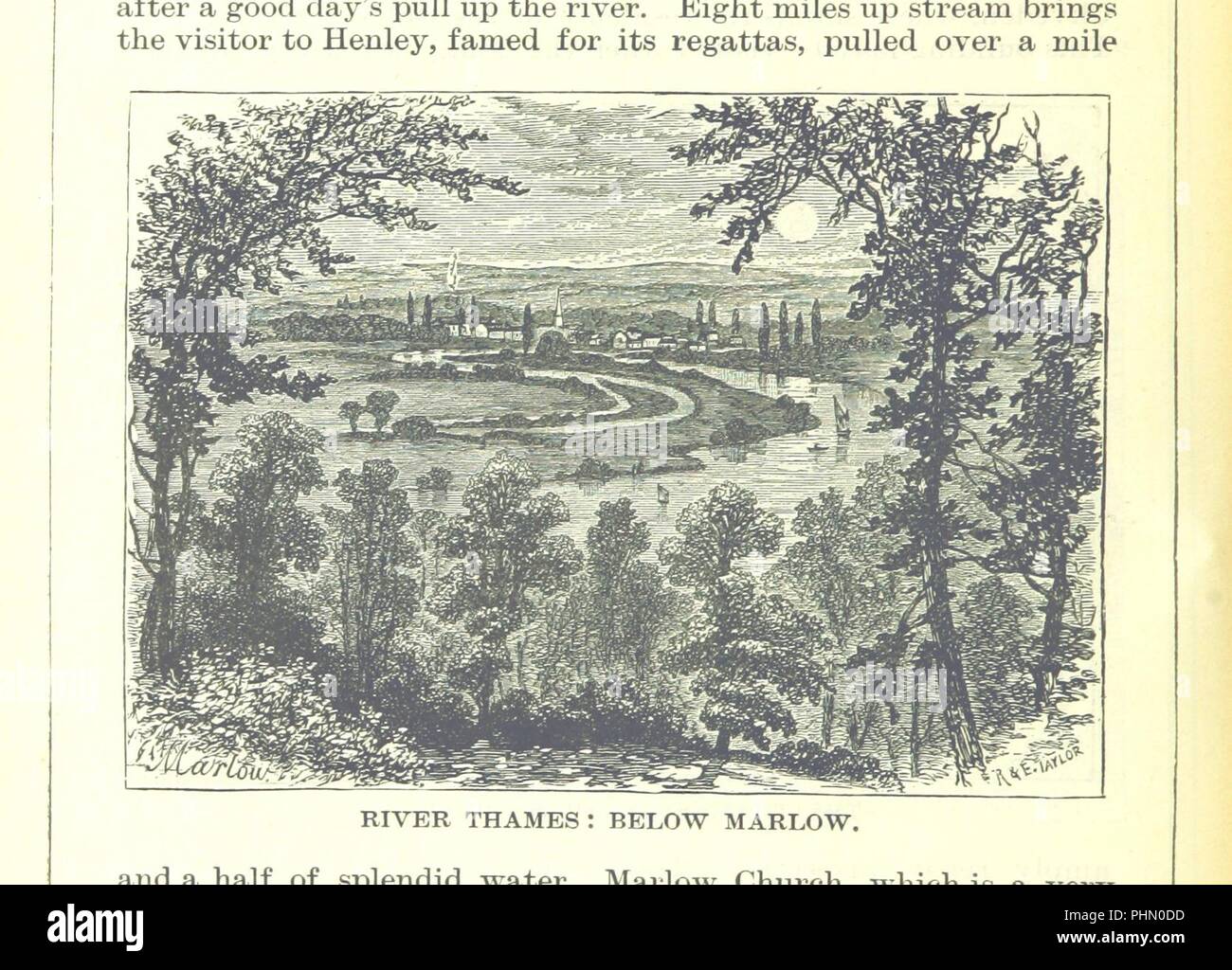 Libre à partir de la page 66 de "un guide illustré et descriptif pour les grands chemins de l'Angleterre, et leurs liens avec le continent" . Banque D'Images