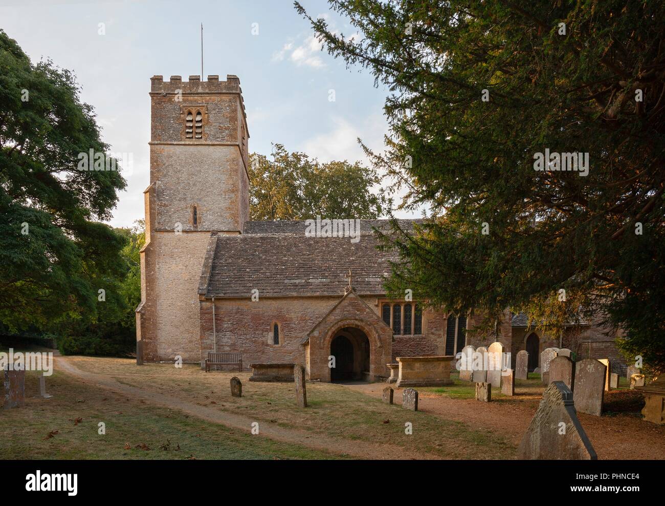 Église de Broadwell, village des Cotswolds, Gloucestershire, Angleterre. Banque D'Images