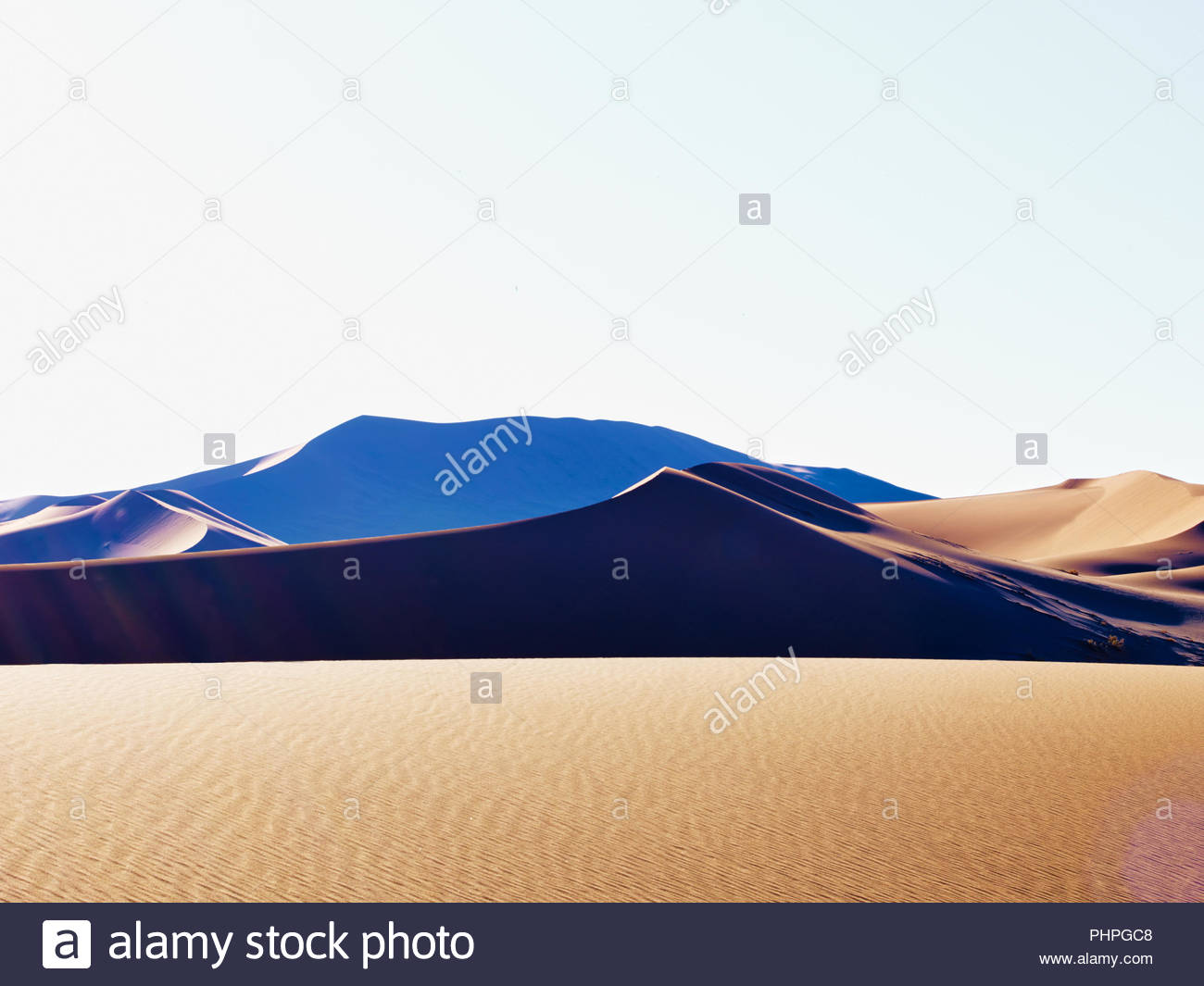Dunes du désert de Namibie Banque D'Images
