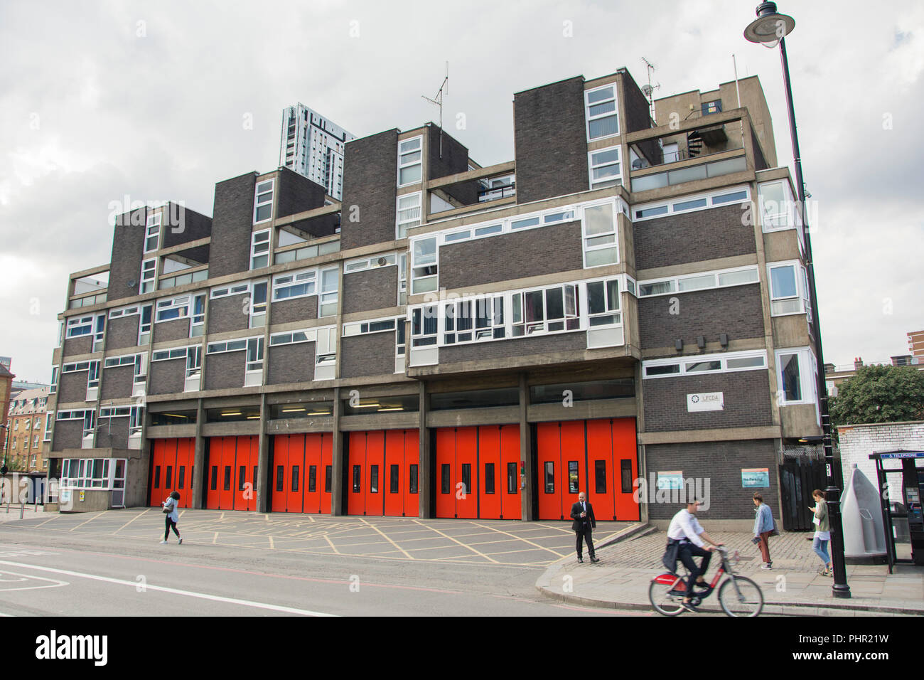 Shoreditch Fire Station, Old Street, Hoxton, London, EC1, UK Banque D'Images