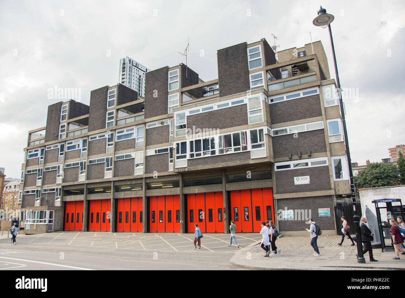 Shoreditch Fire Station, Old Street, Hoxton, London, EC1, UK Banque D'Images