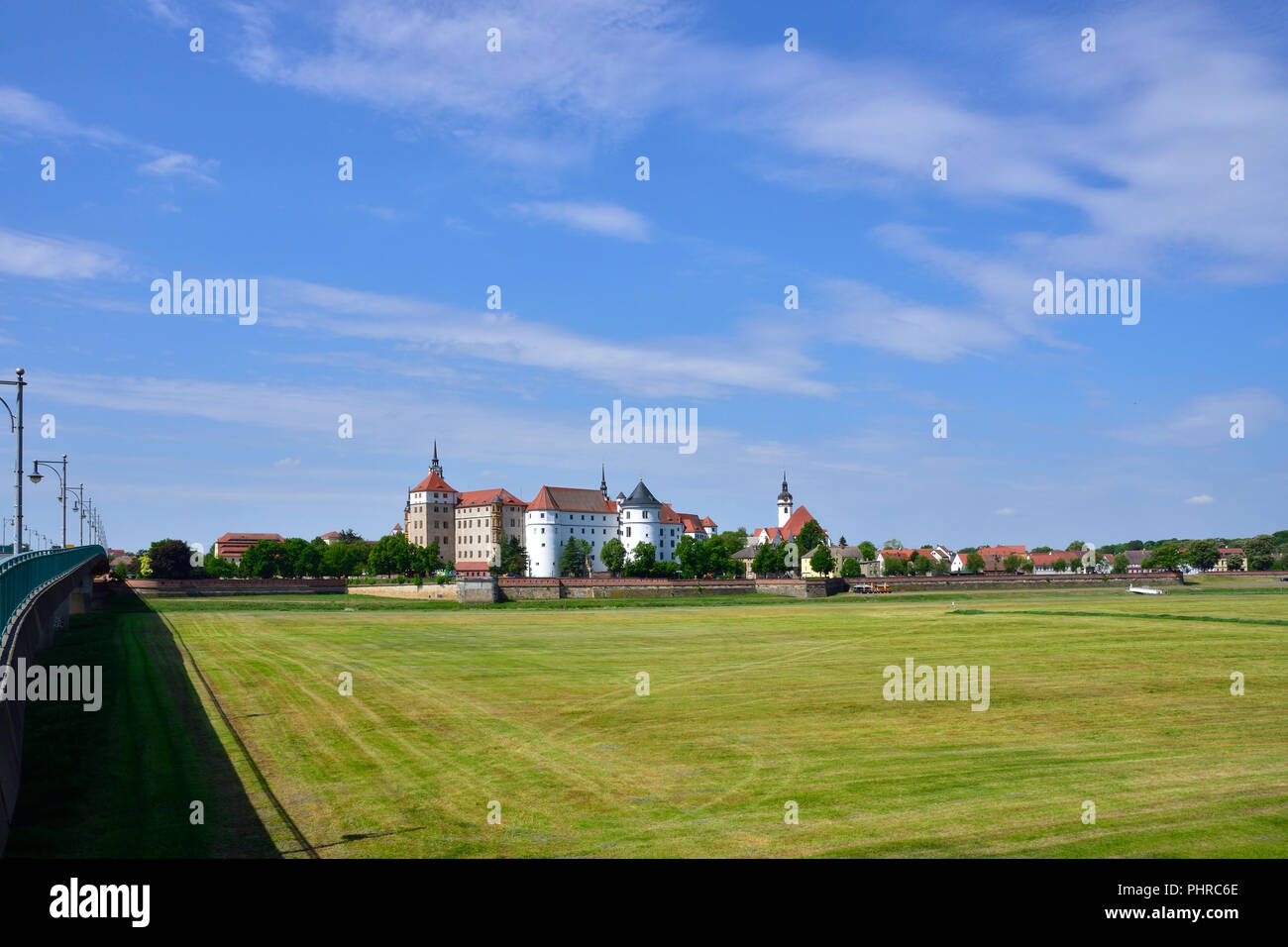 Château Hartenfels à Torgau Banque D'Images