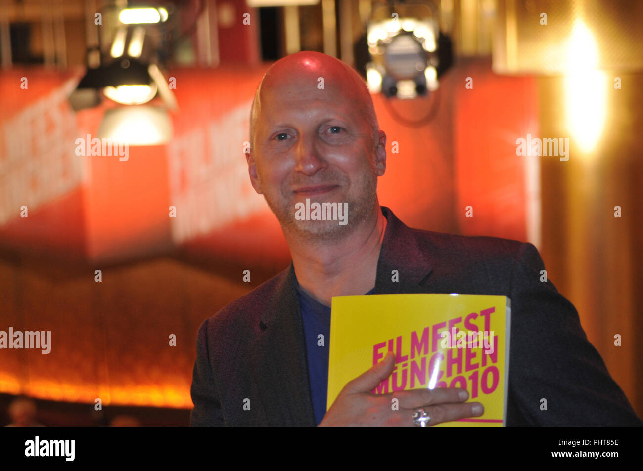 MUNICH, ALLEMAGNE - le 27 juin : le réalisateur John Hillcoat au Festival du Film de Munich le 27 juin 2010 à Munich, Allemagne. Banque D'Images