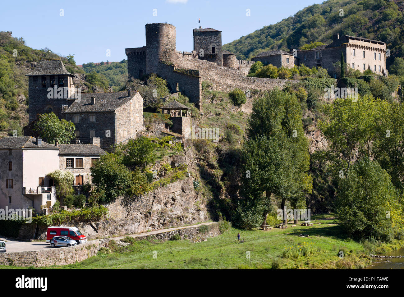 Brousse-le-Château, Aveyron, Occitanie, France, Europe Photo Stock - Alamy