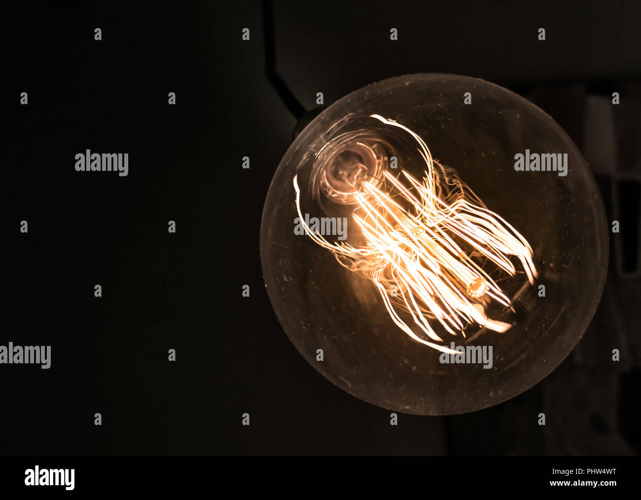 Old vintage Light bulb Banque D'Images