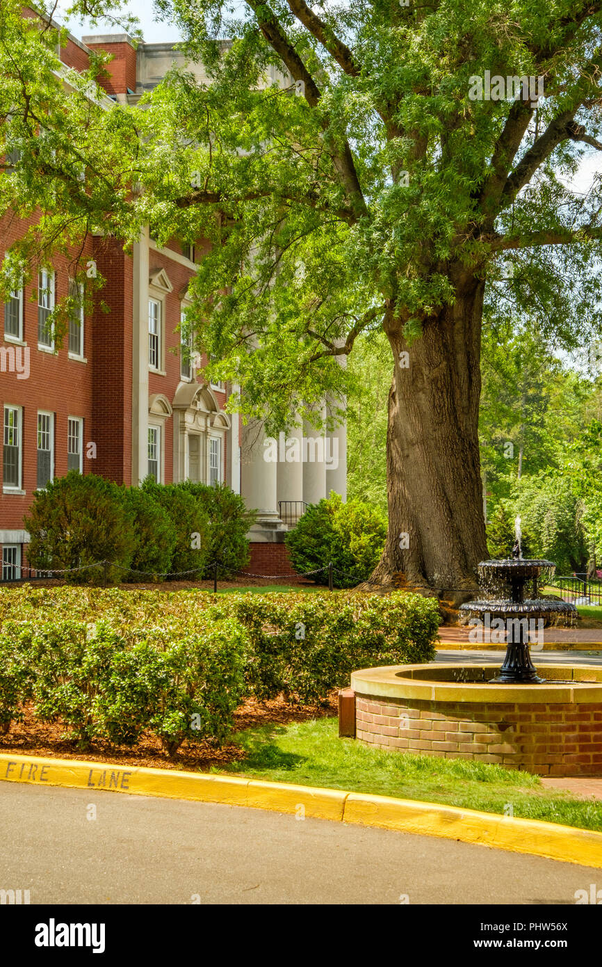 George Washington Hall, Mary Washington University, 1301 College Avenue, Fredericksburg, Virginia Banque D'Images