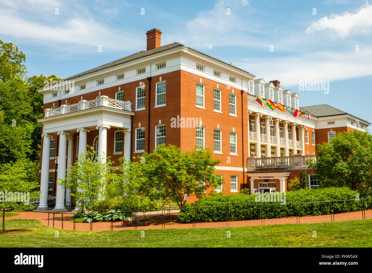 Lee Hall, Mary Washington University, 1301 College Avenue, Fredericksburg, Virginia Banque D'Images