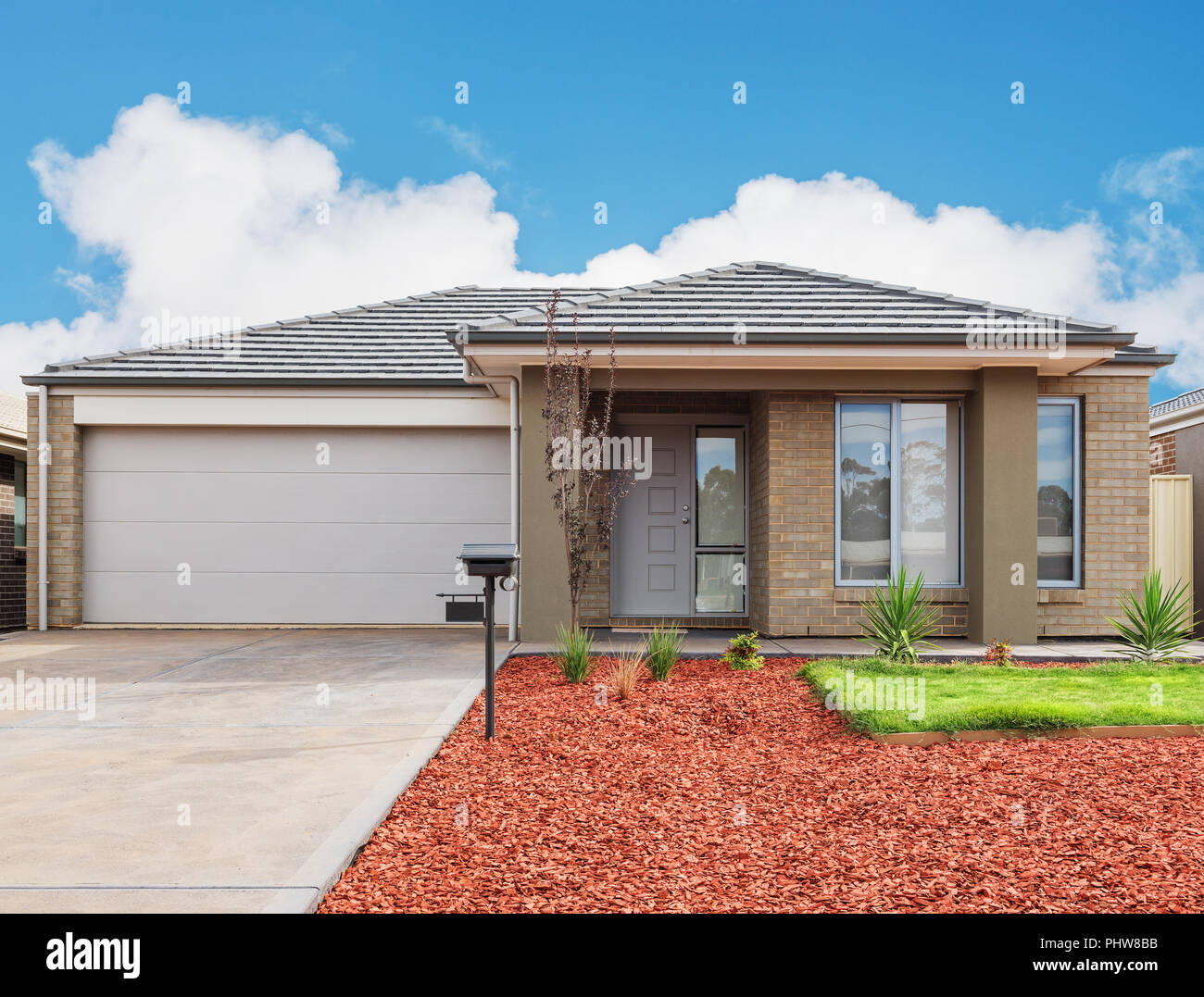 Maison de banlieue moderne Banque D'Images