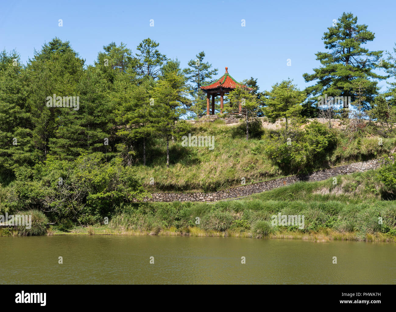 Dasyueshan Forêt National Recreation Area. Taiwan, Chine. Banque D'Images