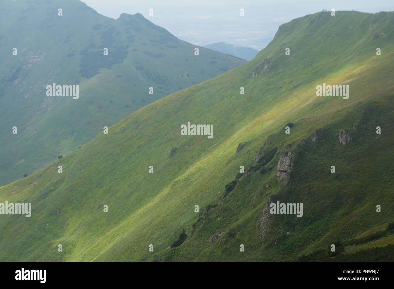 Paysage de montagnes pittoresque Banque D'Images