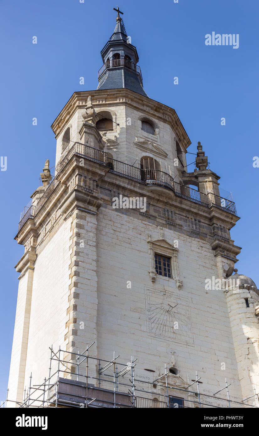 Tour de la cathédrale Santa Maria de Vitoria, Espagne Banque D'Images