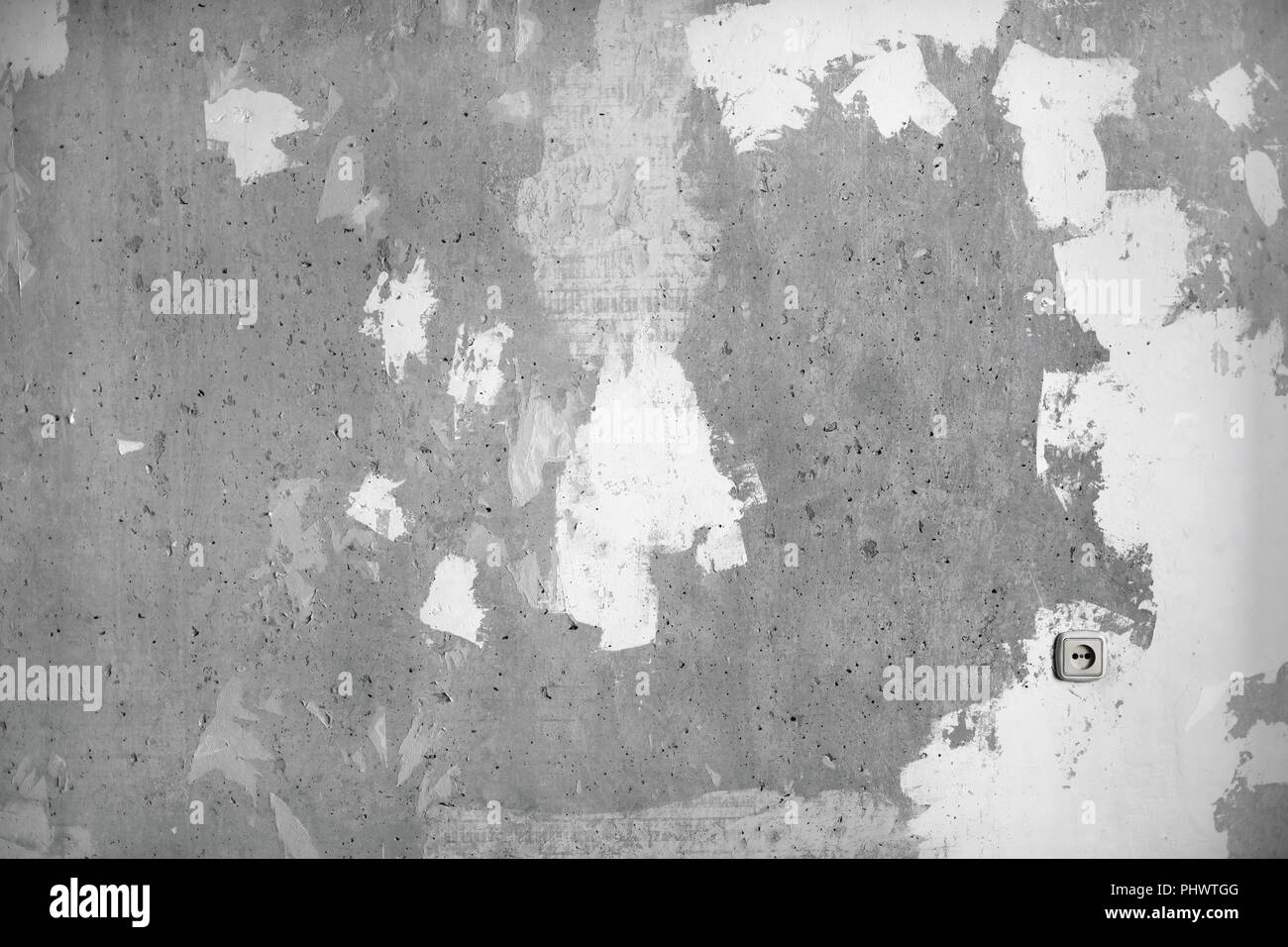 La texture du mur de béton. Vieux grungy background ciment. Banque D'Images