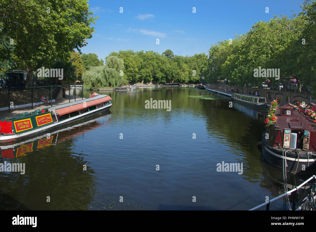 La petite Venise Maida Vale junction Grand Union et Regents Canal Londres Angleterre Londres Angleterre Banque D'Images