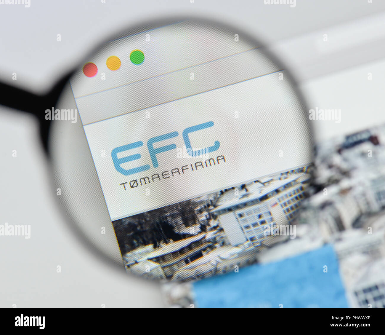 Milan, Italie - 20 août 2018 : le centre Norge accueil du site. Logo Norge EFC visible. Banque D'Images