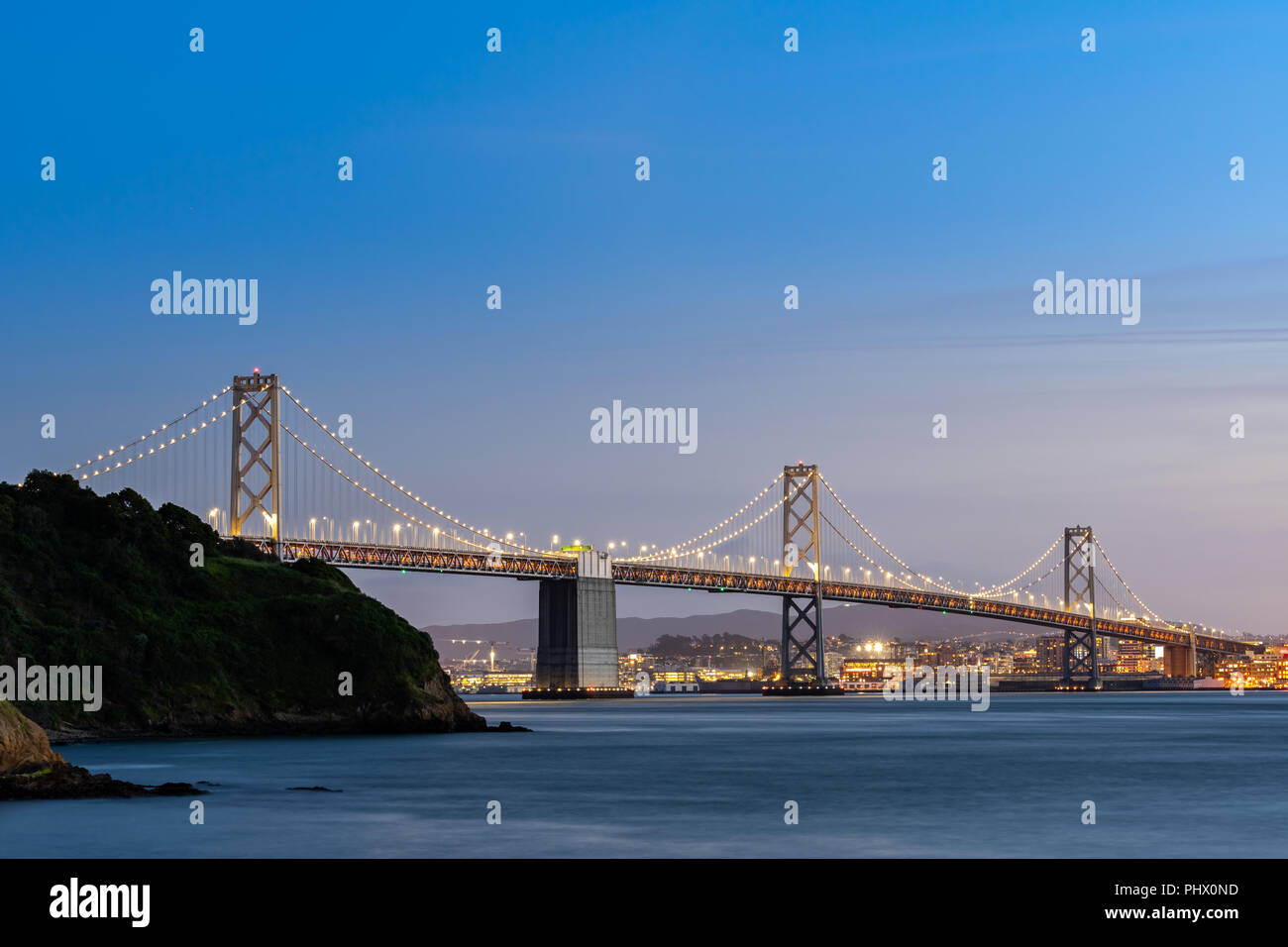Bay Bridge San Francisco Banque D'Images