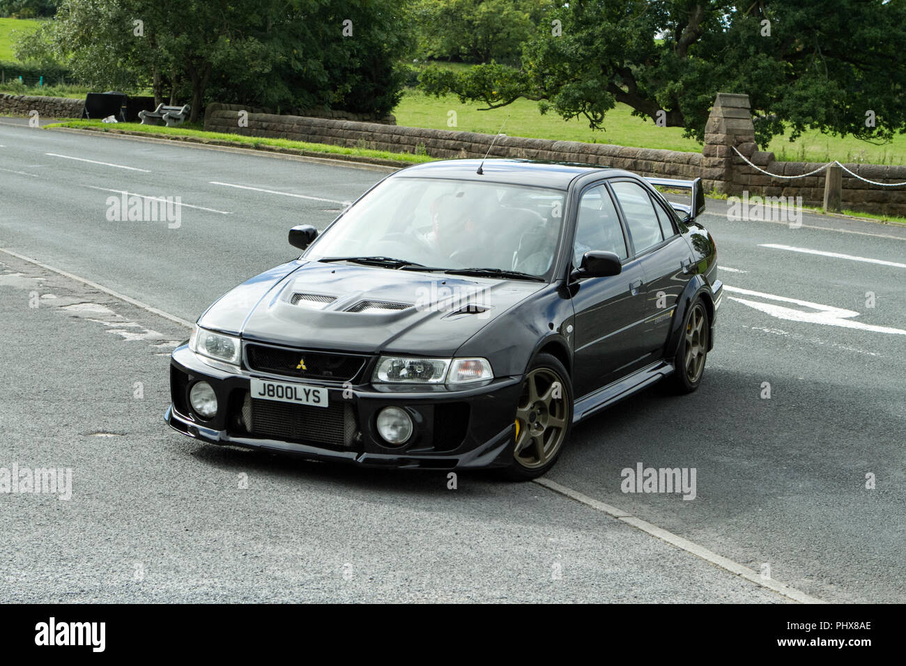 1998 Mitsubishi Lancer EVO V voitures classiques, ancien combattant, restauré, voiture, véhicule, classique, vintage, de l'automobile, de l'ancien, de transport, de rétro, des transports, de l'UK Banque D'Images