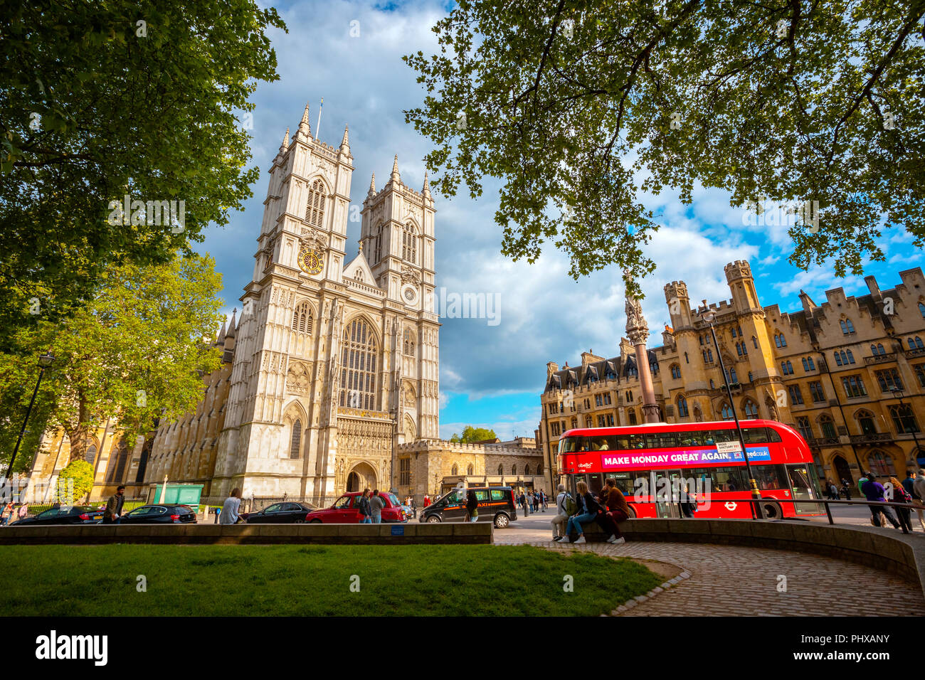 L'Abbaye de Westminster - Collégiale St Pierre à Westminster à Londres, Londres, Royaume-Uni - 13 MAI 2018 : l'abbaye de Westminster est l'un de l'Organisation des Kingd Banque D'Images