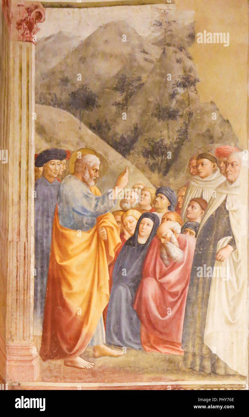 Fresque de la renaissance précoce Banque de photographies et d’images à