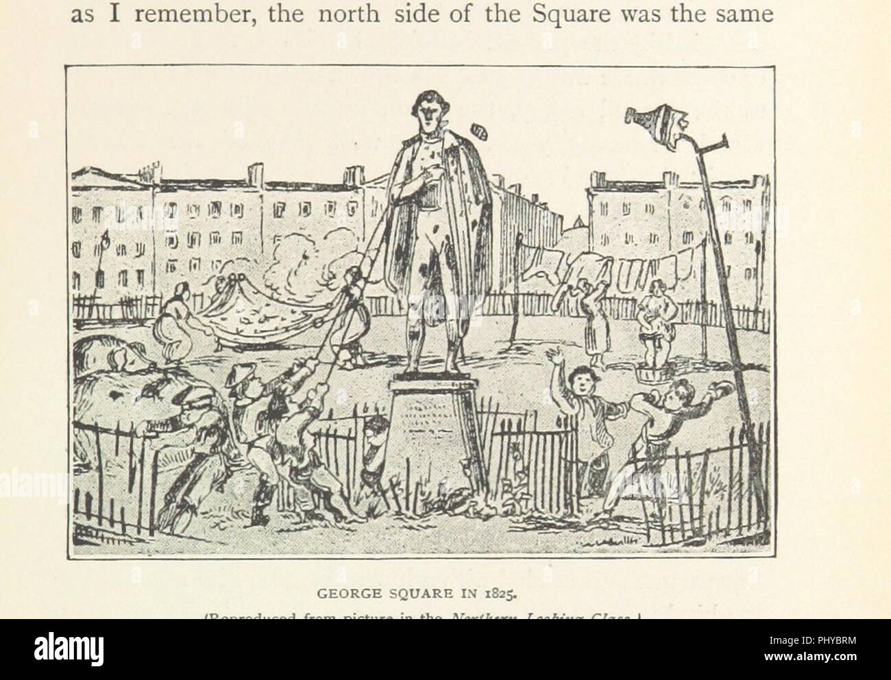 Libre à partir de la page 25 de "George Square, Glasgow ; et la vie de ceux que ses statues commémorent, etc' . Banque D'Images
