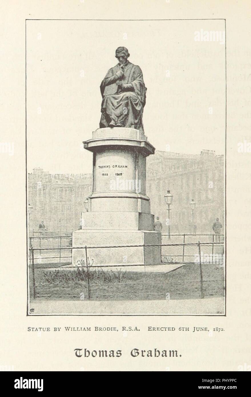 Libre à partir de la page 194 de "George Square, Glasgow ; et la vie de ceux que ses statues commémorent, etc' . Banque D'Images