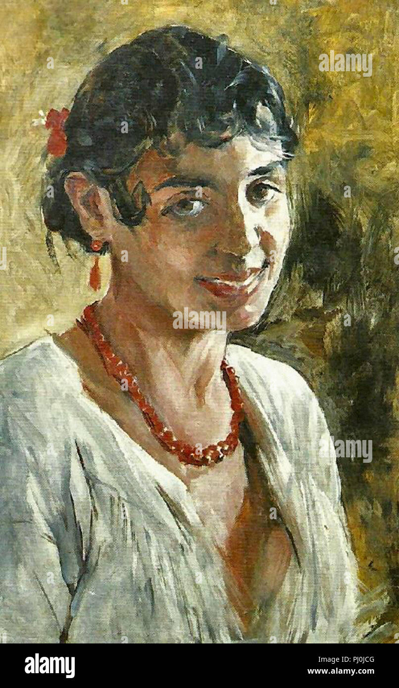 Ernst Josephson - le sourire Banque D'Images