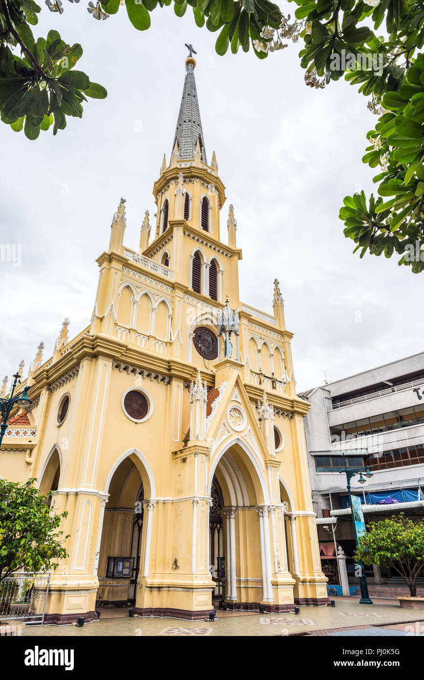 L'église Saint Rosaire, également connu comme Kalawar l'Église. Bangkok, Thaïlande Banque D'Images