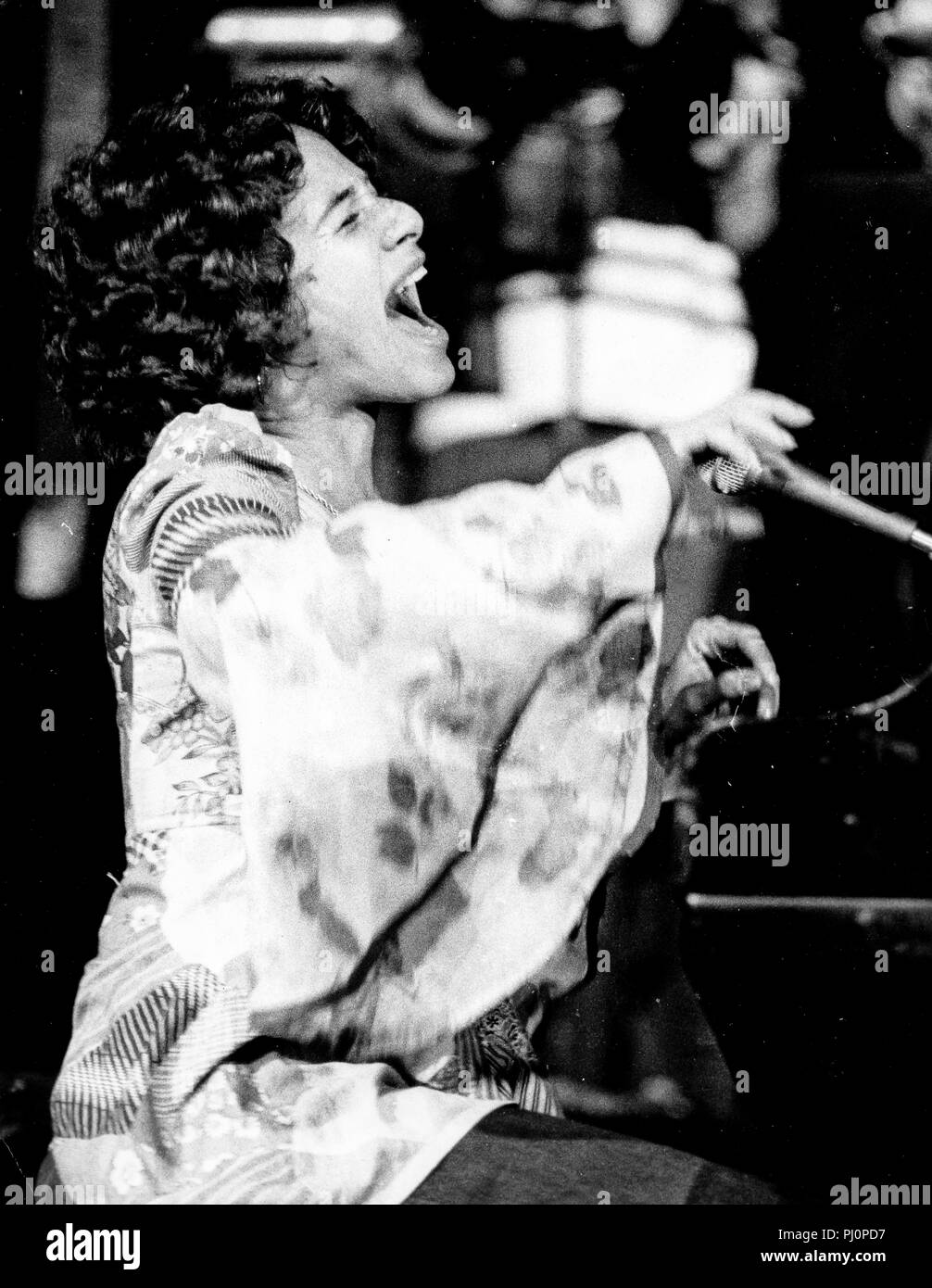 Carole King, Hammersmith Odeon, London 1972 Banque D'Images