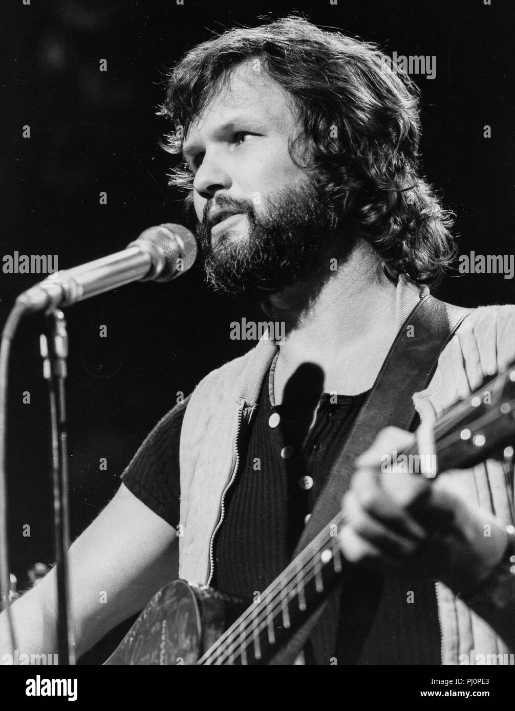 Kris Kristofferson, 1975 Banque D'Images