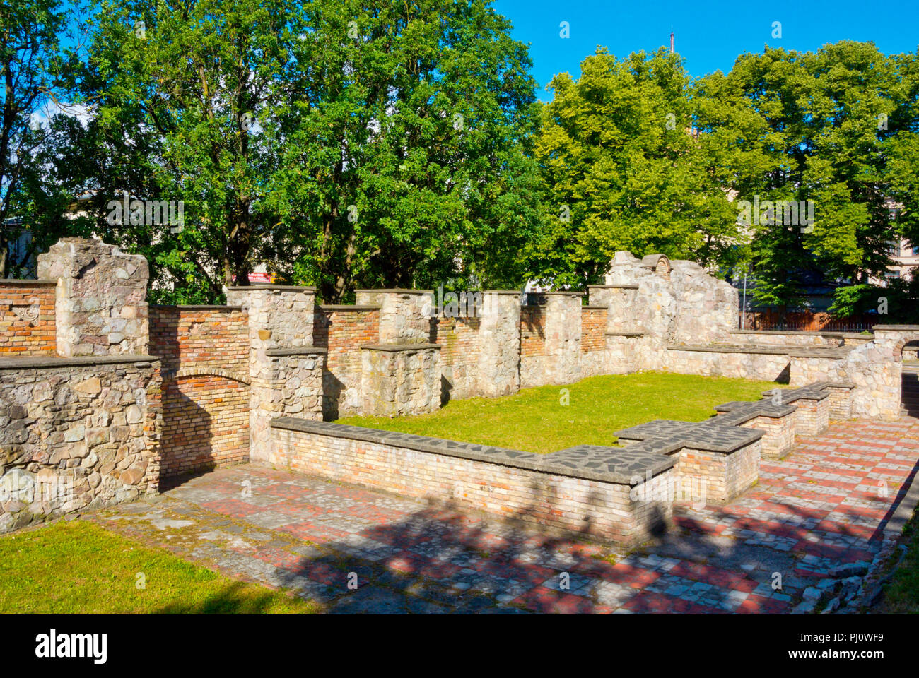 Ancienne Synagogue Chorale, Monument de l'Holocauste, Riga, Lettonie Banque D'Images