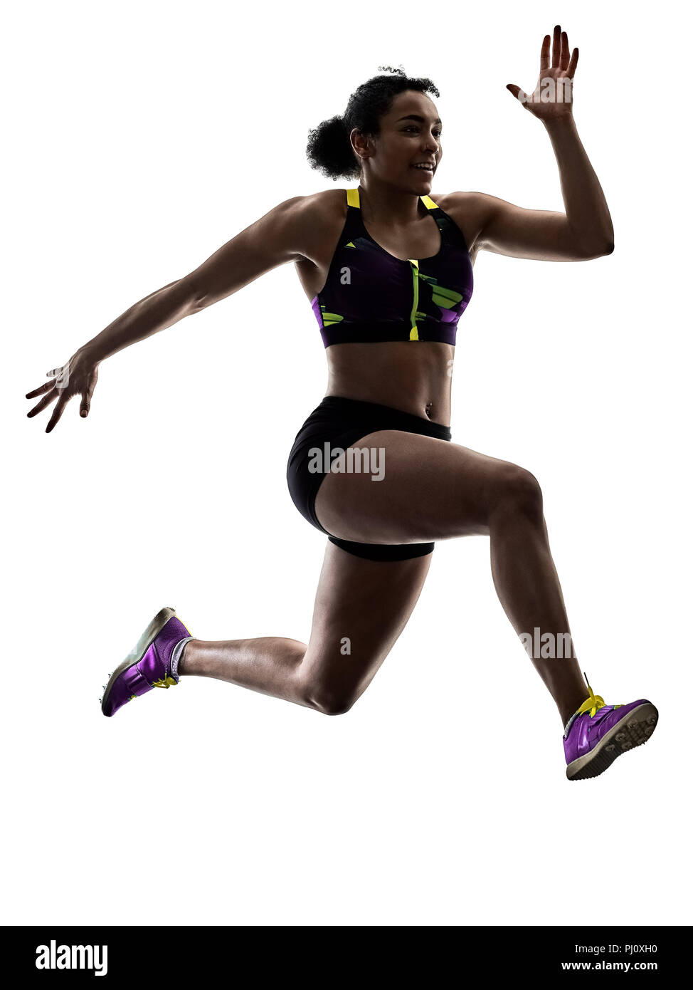 Runner black woman african american Banque de photographies et d'images à  haute résolution - Alamy