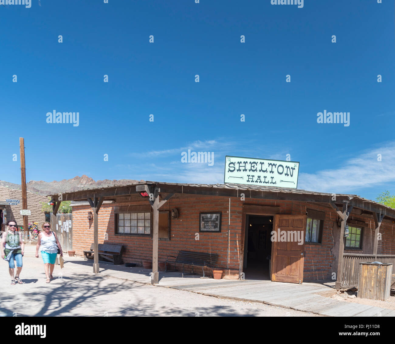 Shelton hall Old Tucson Arizona Banque D'Images