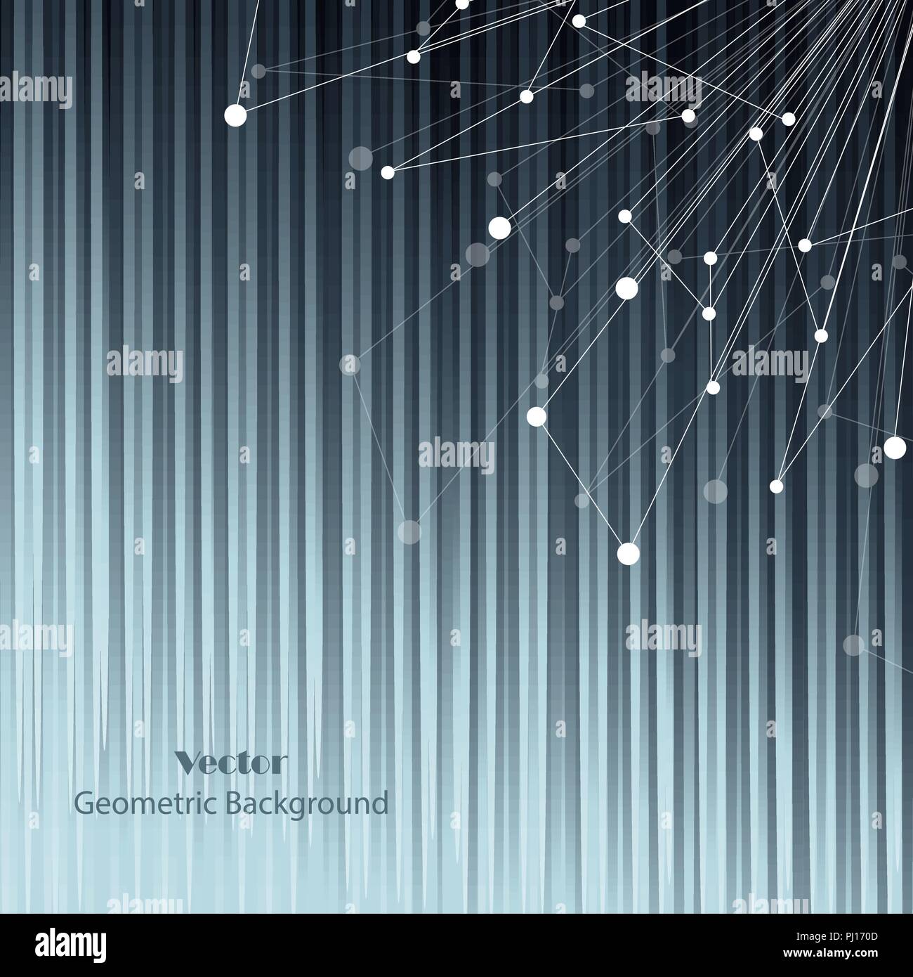 Motif géométrique avec des lignes et points. Fond d'illustration vectorielle Illustration de Vecteur