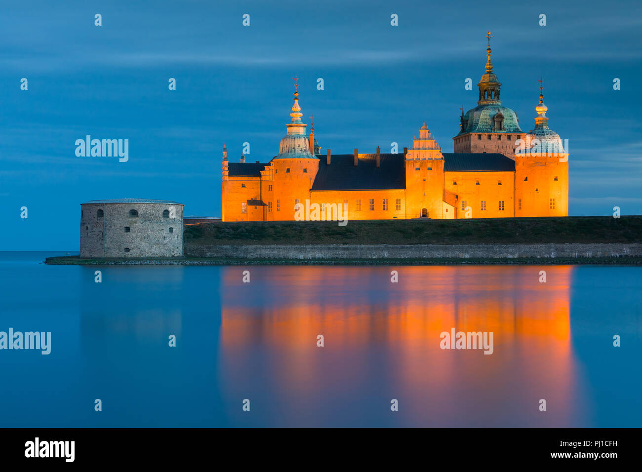 Château de Kalmar (Kalmar slott) : suédois est un château dans la ville dans la province de Kalmar Smaland en Suède. Banque D'Images