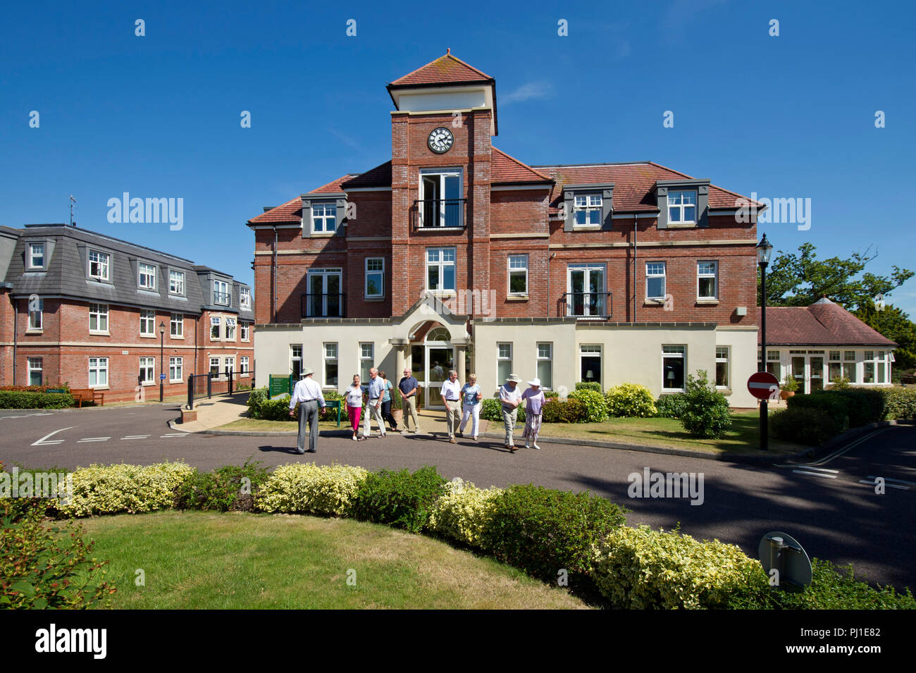 Blagdon Village, Taunton, Somerset, UK, une communauté de retraite exclusif. Banque D'Images