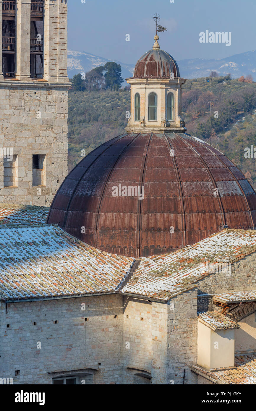 La Cathédrale de Spolète, Spoleto, Perugia, Ombrie, Italie Banque D'Images