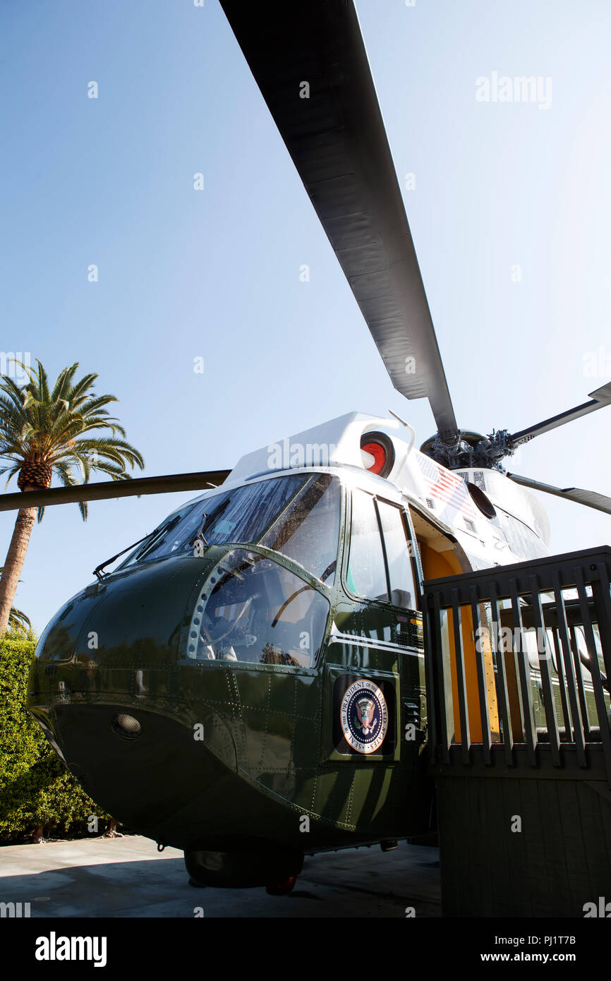 Sikorsky VH 3A "King' (numéro de bureau 150617), un marin de l'armée / un, la Richard Nixon Presidential Library and Museum, Yorba Linda, Californie, États-Unis d'Amérique Banque D'Images