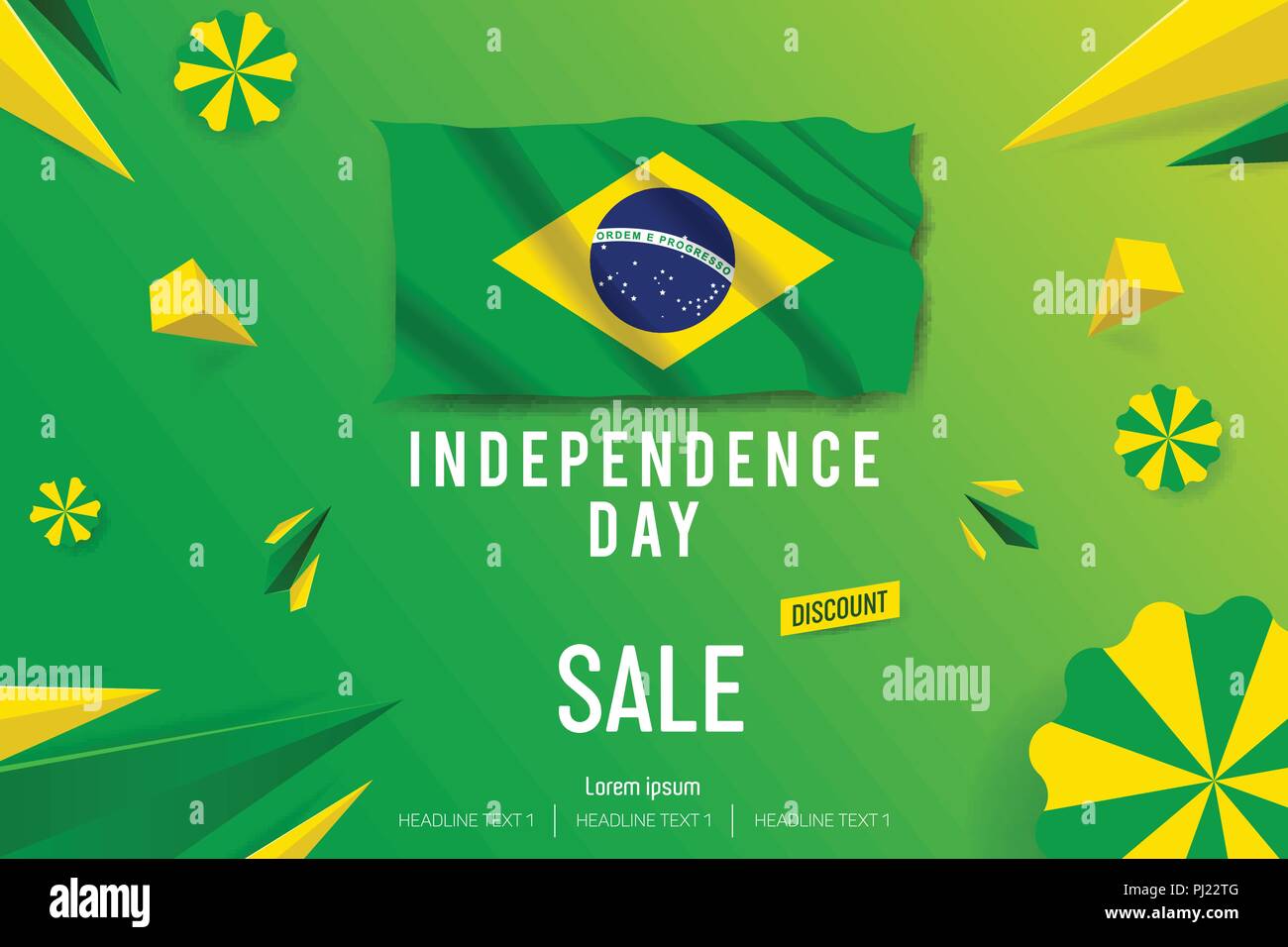 Joyeuse Fête de l'indépendance Vente fond vecteur Illustration de Vecteur