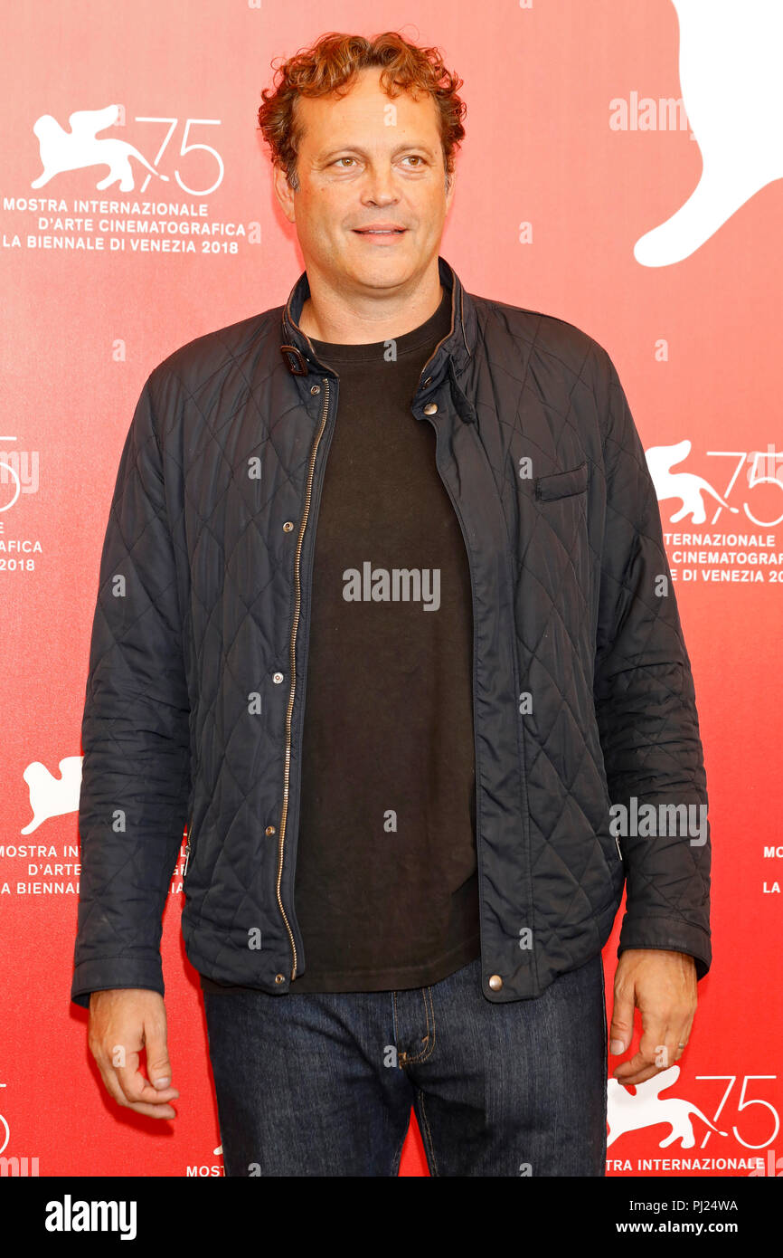 Venise, Italie. 06Th Nov, 2018. Vince Vaughn assiste à la "béton" en haillons photocall au cours de la 75e Festival du Film de Venise au Palazzo del Casino sur Septembre 03, 2018 à Venise, Italie. Crédit : John Rasimus/Media Punch ***France, Suède, Norvège, Finlande, USA, Denark, la République tchèque, l'Amérique du Sud seulement***/Alamy Live News Banque D'Images