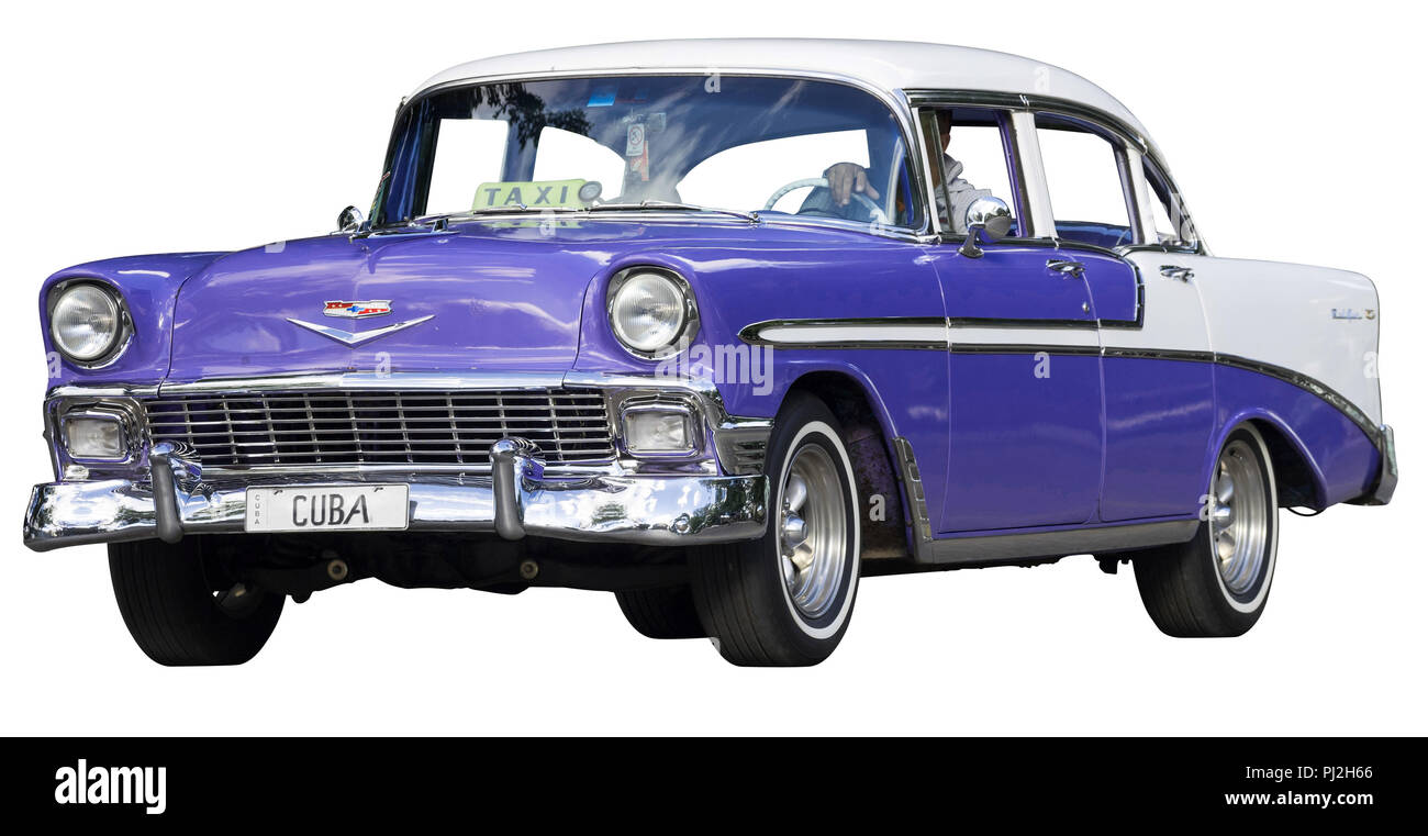 Old Timer Chevrolet à partir de la Havane à Cuba. Banque D'Images