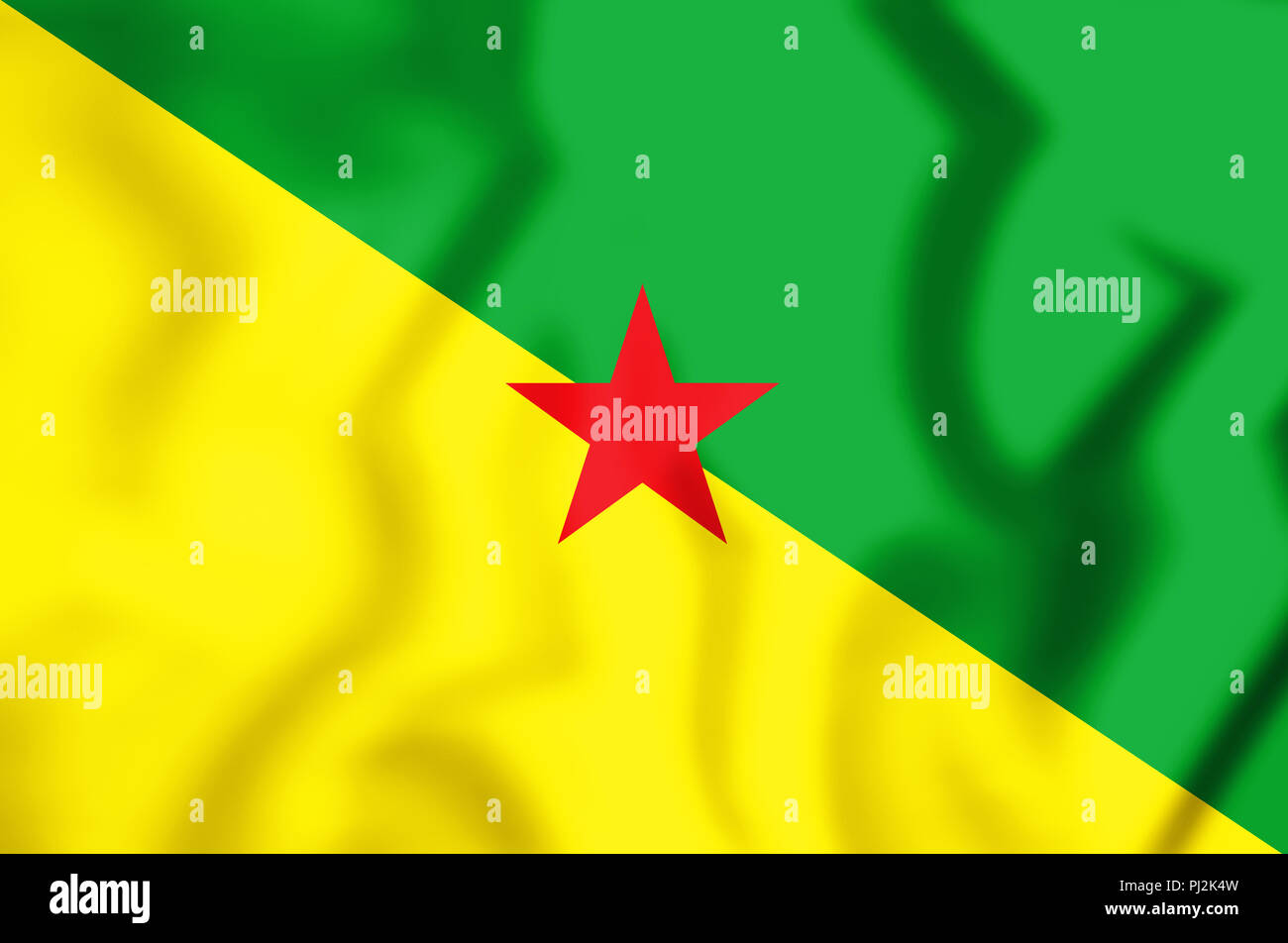 Drapeau de la guyane française Banque de photographies et d’images à ...