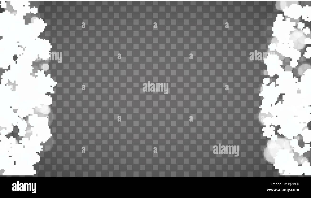 Blizzard flocons sur fond gris transparent. Les soldes d'hiver, Noël et Nouvel An, invitation à une fête de la conception, de la vente de bannières. Hiver horizontal Illustration de Vecteur