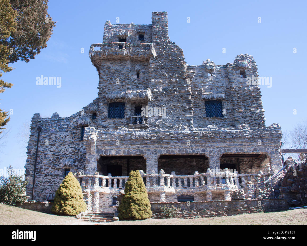 Château de Gillette à Lyme Connecticut Banque D'Images