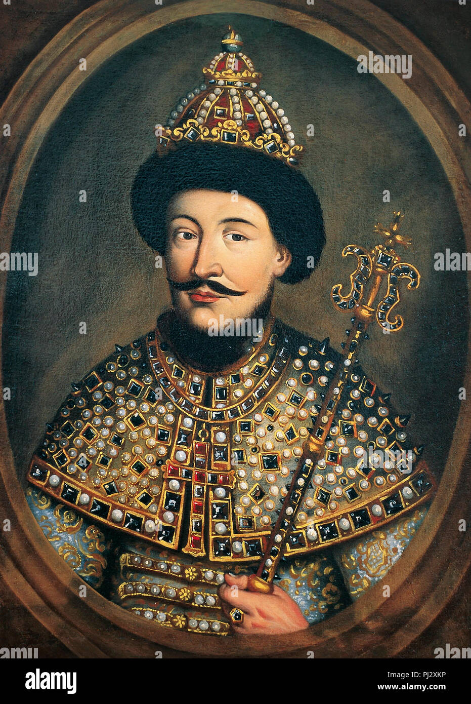 Le tsar Alexeï Mikhaïlovitch, 1670 Banque D'Images