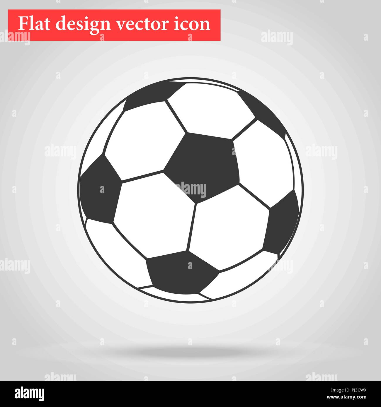 L'icône d'un ballon de football télévision design. vector illustration Illustration de Vecteur