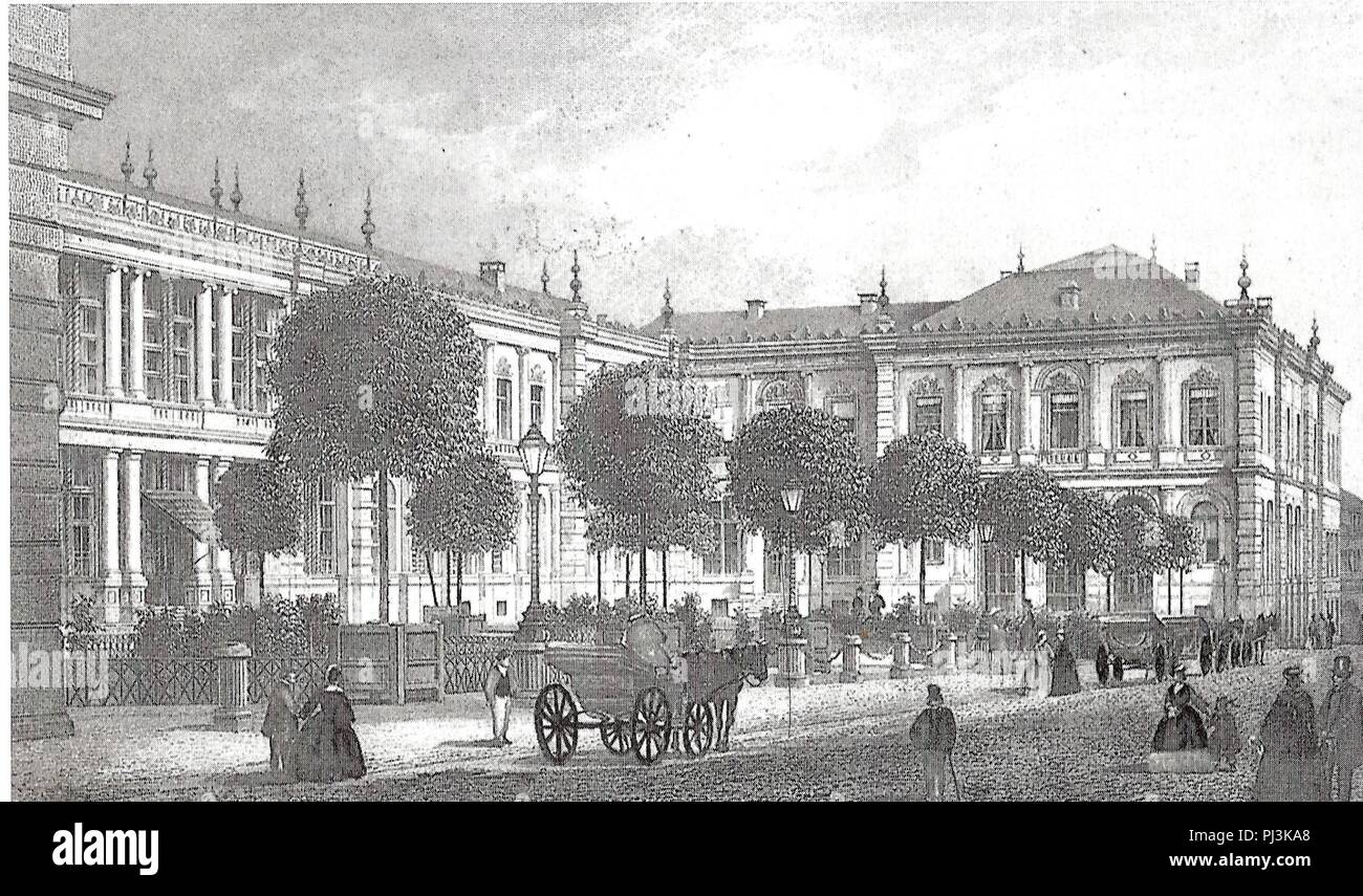 Kurhaus Bad Homburg 1865 kleine Résolution. Banque D'Images
