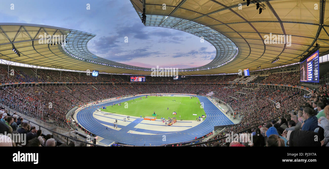 Leichtathletik-Europameisterschaften Olympiastadion Berlin Deutschland Banque D'Images