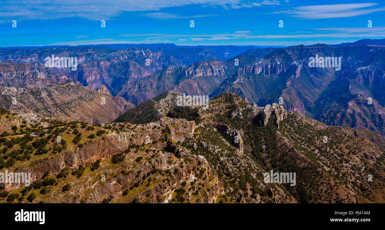 Copper Canyon (Barrancas del Cobre) - La Sierra Madre occidentale, Chihuahua, Mexique Banque D'Images