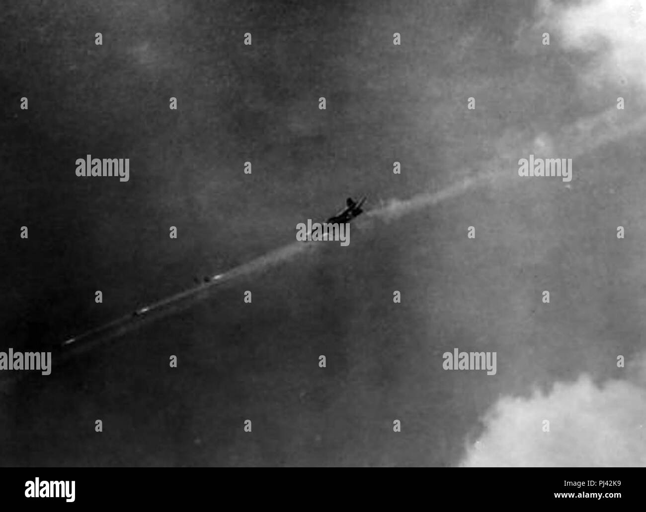 B-45A LANCE HVAR à Eglin AFB 1950. Banque D'Images