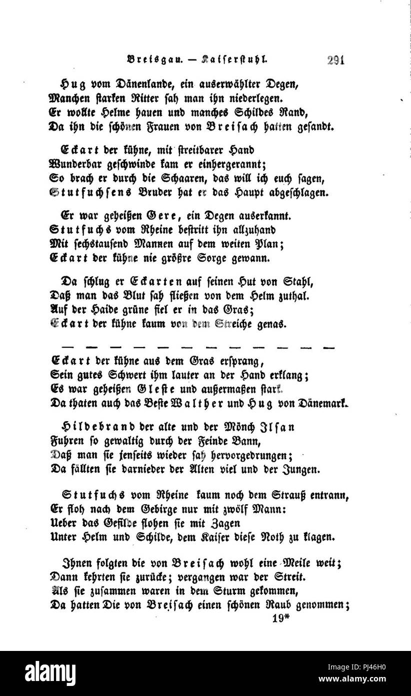 Badisches Sagenbuch 291. Banque D'Images